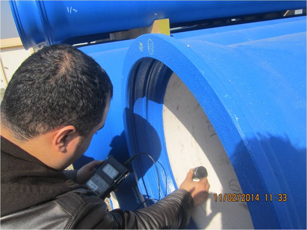 Pipe inspection in Iraq